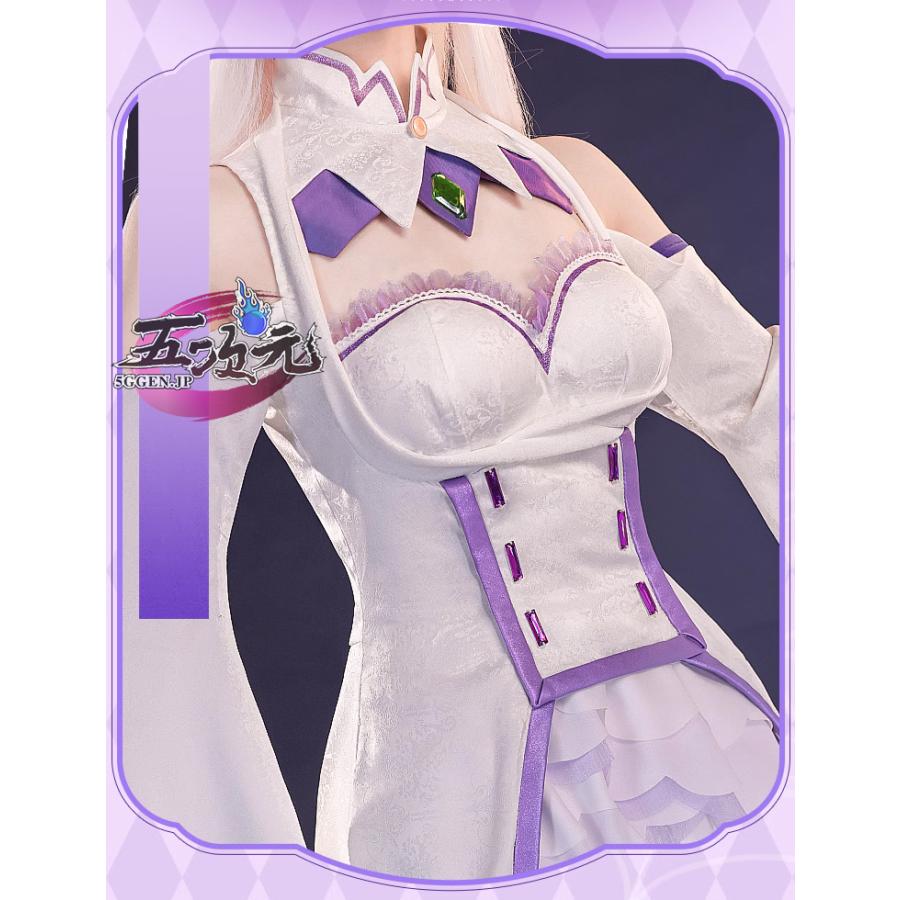 三分妄想 コスプレ Re:ゼロから始める異世界生活 エミリア 衣装 三分妄想 コスプレ Re:ゼロから始める異世界生活 エミリア 衣装