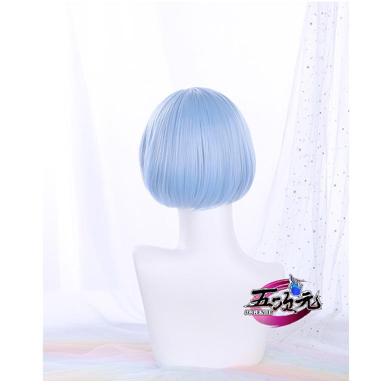 三分妄想 Re:ゼロから始める異世界生活 コスプレ レム ウィッグ 三分妄想 Re:ゼロから始める異世界生活 コスプレ レム ウィッグ