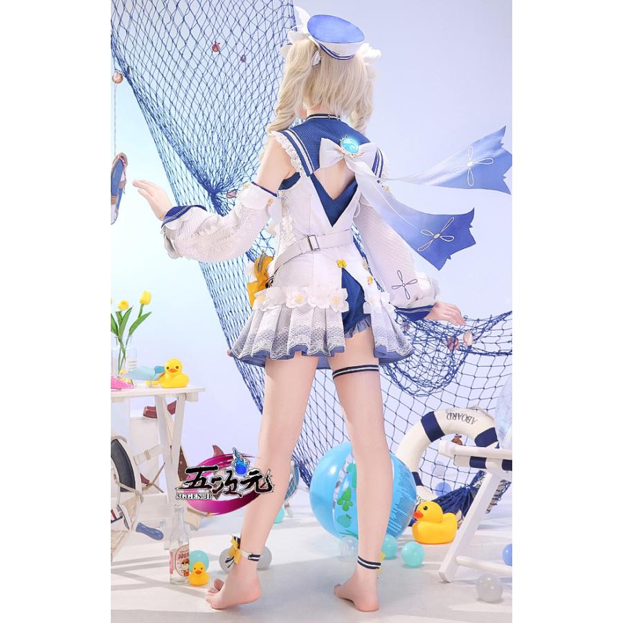 三分妄想 原神 コスプレ バーバラ 水着 新スキン 新衣装 三分妄想 原神 コスプレ バーバラ 水着 新スキン 新衣装