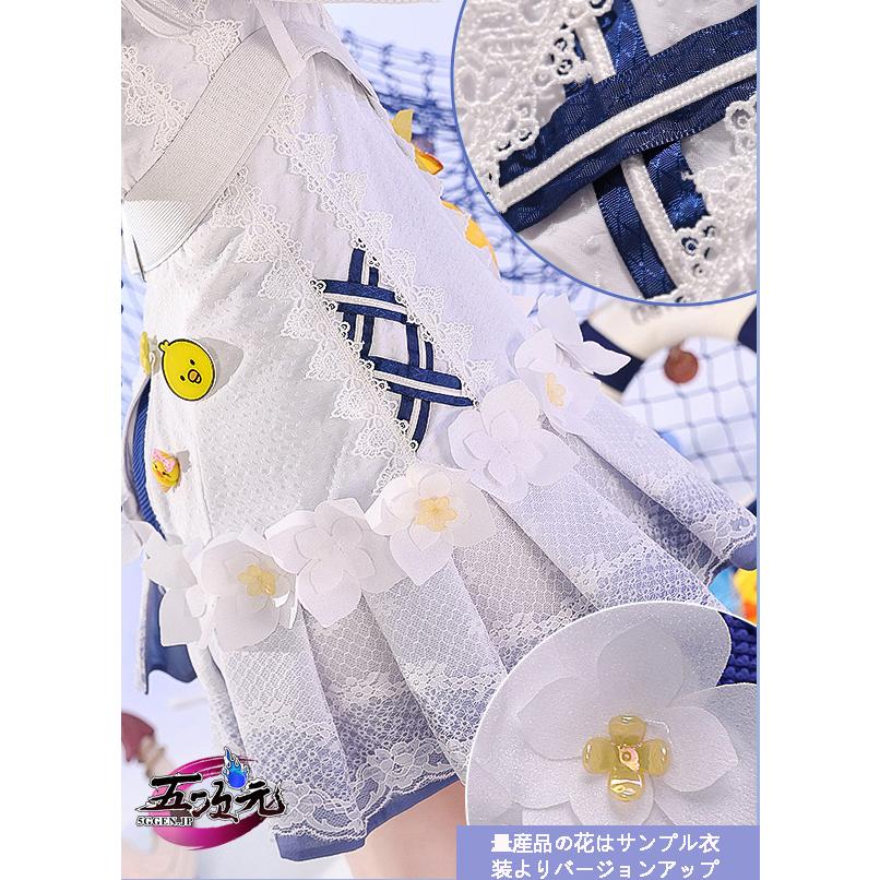三分妄想 原神 コスプレ バーバラ 水着 新スキン 新衣装 ※ウィッグ 靴 
