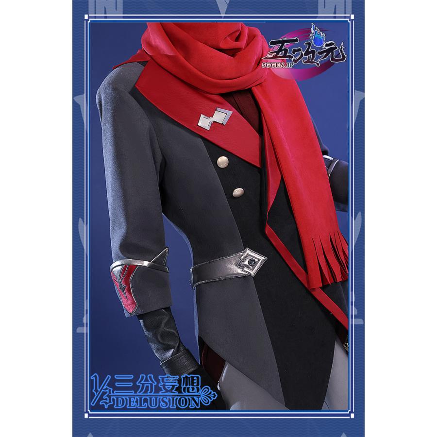 三分妄想 原神 コスプレ タルタリヤ ファデュイ マントの内部