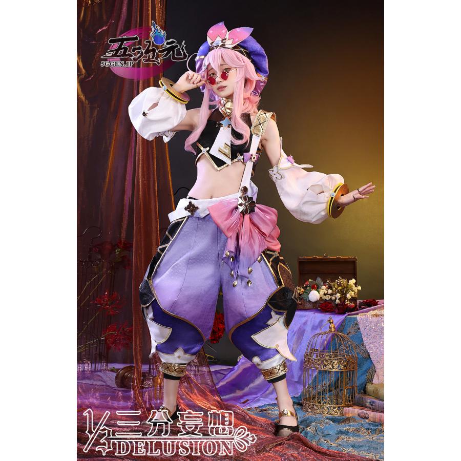 三分妄想 原神 コスプレ ドリー 衣装 コスプレ ※ウイッグ 靴 三分妄想 原神 コスプレ ドリー 衣装 コスプレ ※ウイッグ 靴