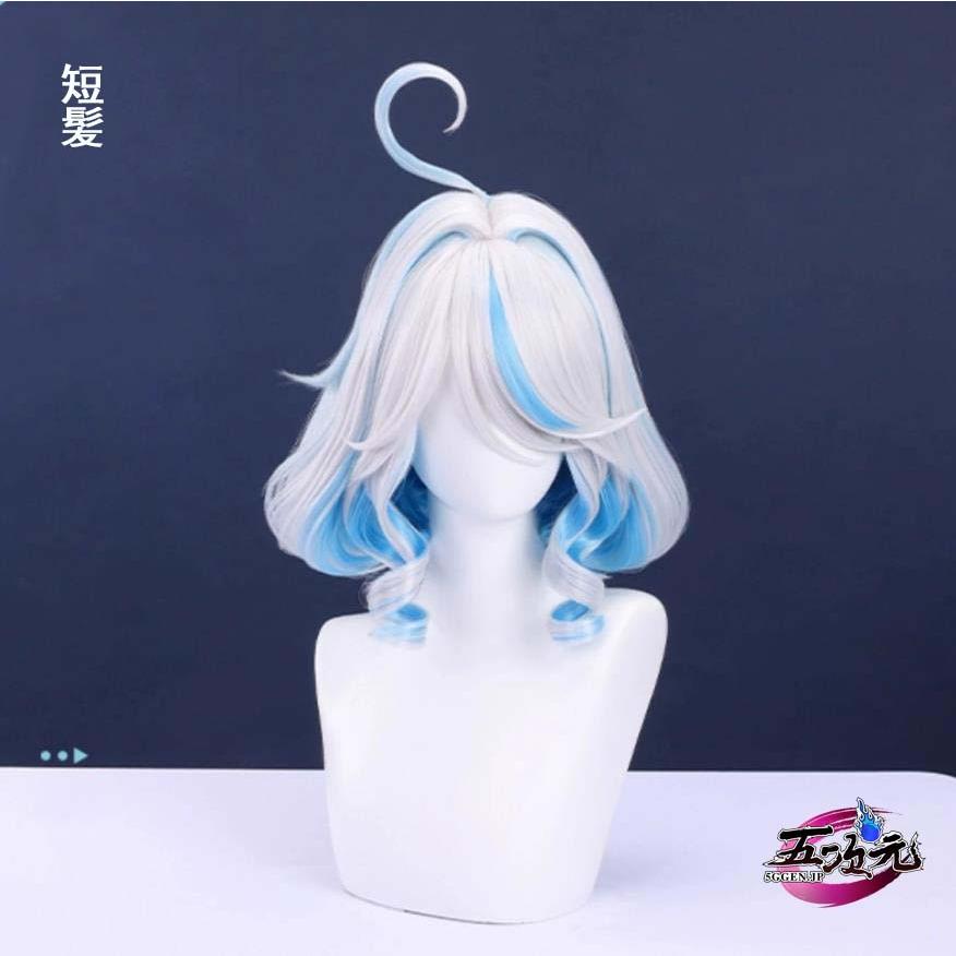 三分妄想 原神 コスプレ フリーナ ウィッグ 3種類(プネウマ 三分妄想 原神 コスプレ フリーナ ウィッグ 3種類(プネウマ