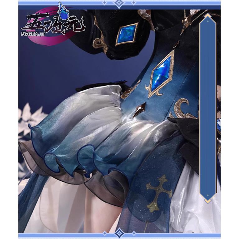 三分妄想 原神 コスプレ フリーナ 深海魔女 同人衣装 ※ウィッグ 三分妄想 原神 コスプレ フリーナ 深海魔女 同人衣装 ※ウィッグ