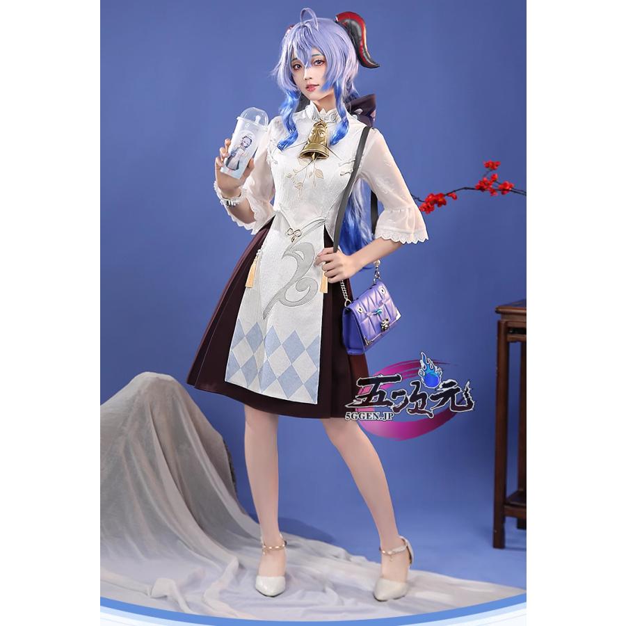 三分妄想 原神 コスプレ 甘雨 かんう 喜茶コラボ コスプレ衣装 三分妄想 原神 コスプレ 甘雨 かんう 喜茶コラボ コスプレ衣装