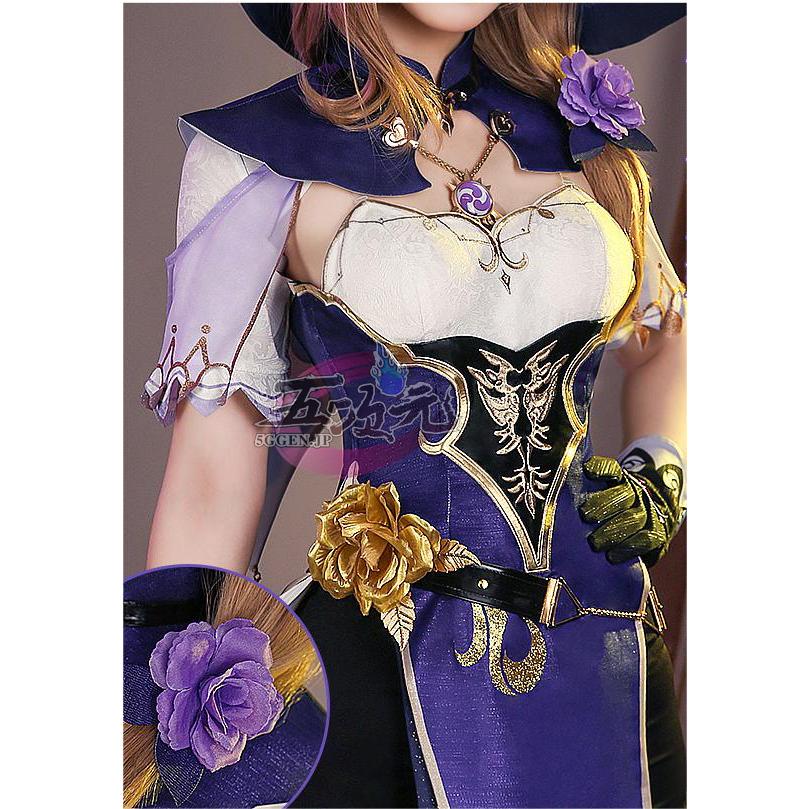 三分妄想 原神 コスプレ リサ 衣装 ※ウイッグ 靴 追加可 : 五 三分妄想 原神 コスプレ リサ 衣装 ※ウイッグ 靴 追加可 : 五