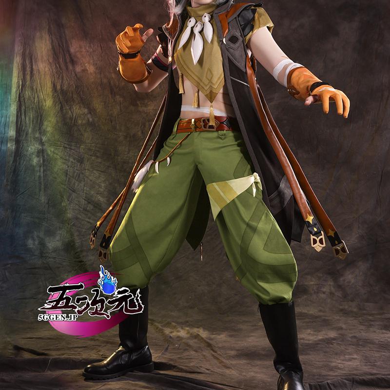 新作商品 三分妄想 原神 コスプレ レザー 衣装 ※ウィッグ 靴 追加可 楽器、手芸、コレクション コスプレ レザー