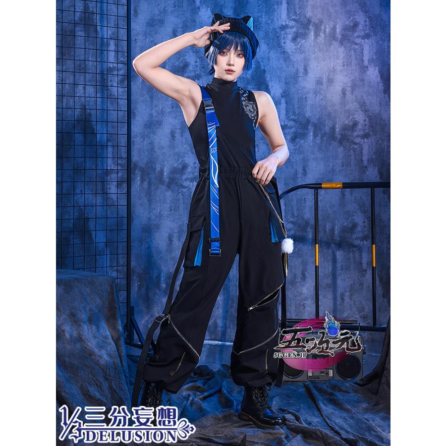 三分妄想 原神 コスプレ 散兵 スカラマシュ 作業服 同人衣装 三分妄想 原神 コスプレ 散兵 スカラマシュ 作業服 同人衣装