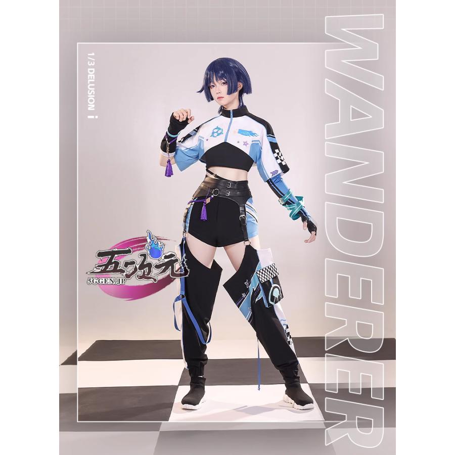 三分妄想 原神 コスプレ スカラマシュ 放浪者 コスプレ 衣装 三分妄想 原神 コスプレ スカラマシュ 放浪者 コスプレ 衣装