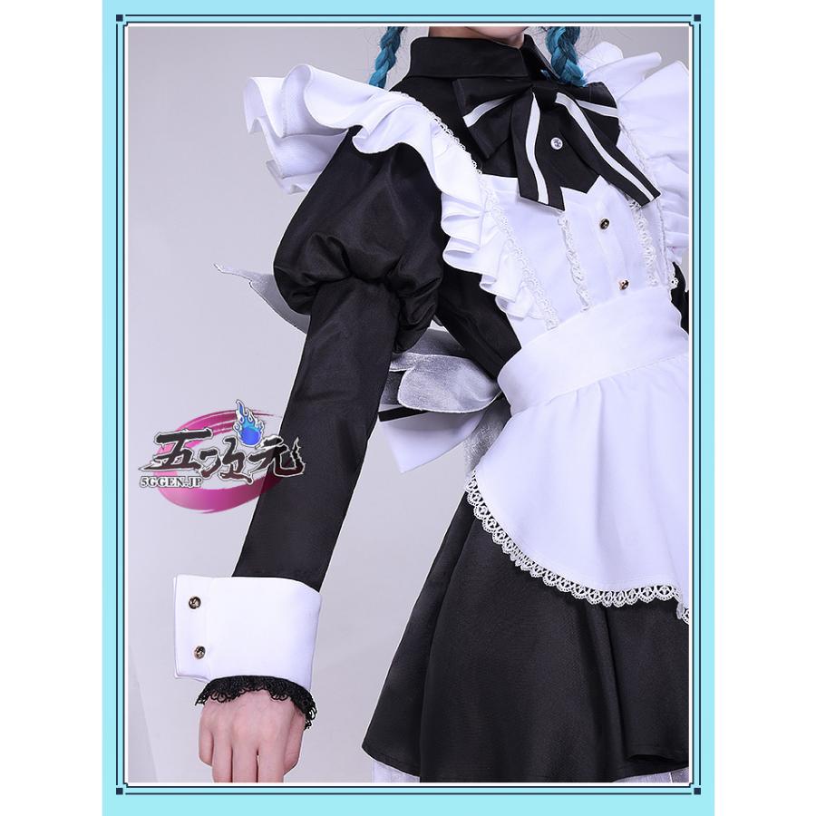 三分妄想 原神 コスプレ ウェンティ メイド服 衣装 ※ウィッグ 追加可