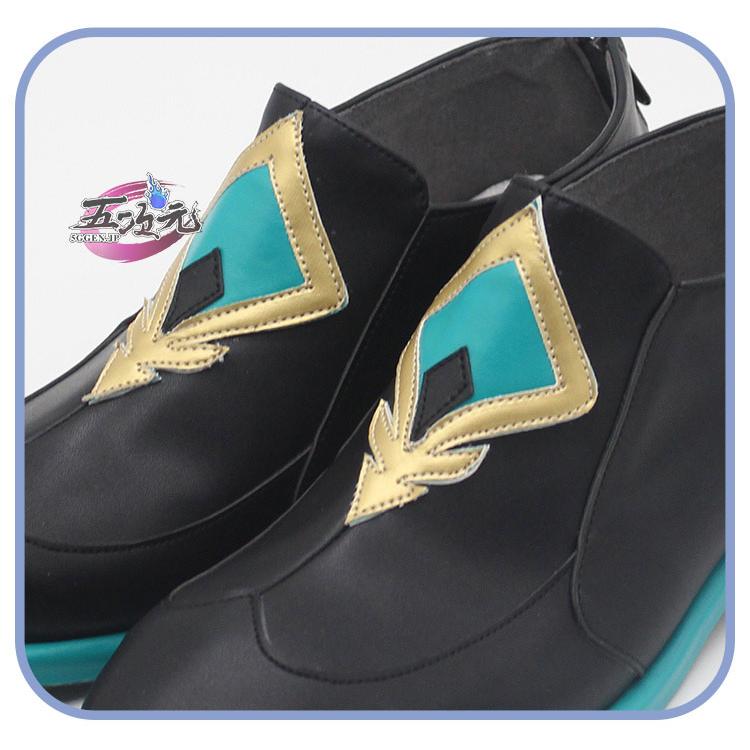 崩壊スターレイル　アベンチュリン　衣装＋靴 崩壊：スターレイル アベンチュリン コスプレ靴 コスプレブーツ