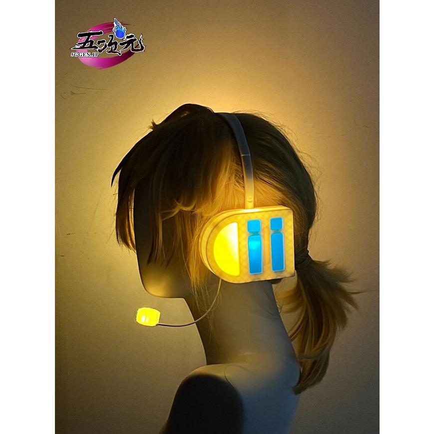 五次元 ボーカロイド 鏡音リン・レン ACT2 コスプレ道具 ヘッドホン 髪