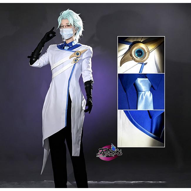 五次元 原神 ドットーレ 25歳の断片 医者Ver コスプレ 衣装※耳飾り