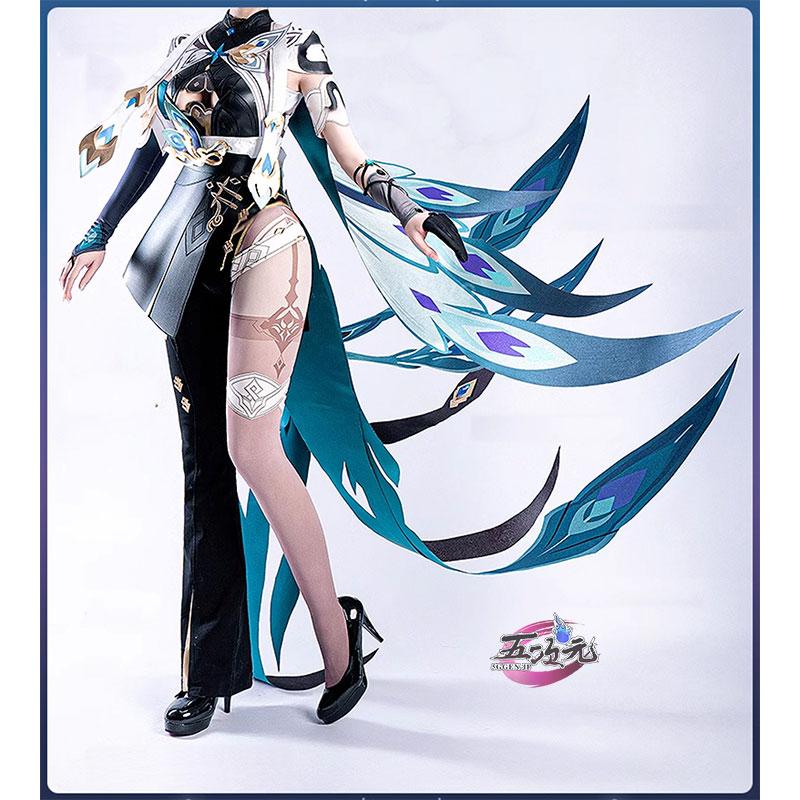 UWOWO 崩壊3rd コスプレ ヴィタ 衣装 ※ウィッグ 靴 マント 追加可 : 五