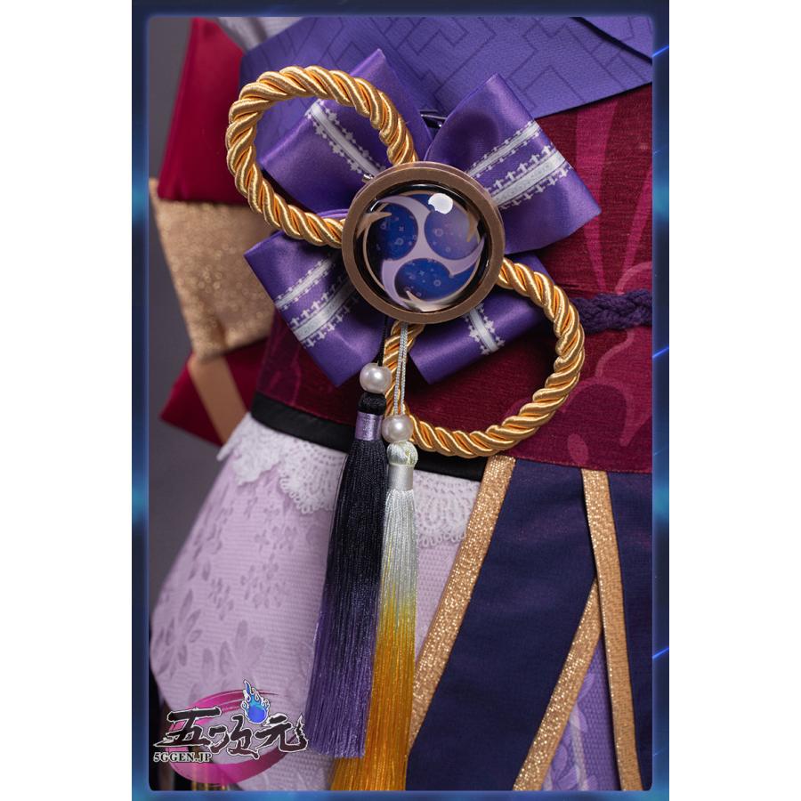 Uwowo 原神 コスプレ 雷電将軍 衣装 ※ウィッグ 靴 武器 追加可 Uwowo 原神 コスプレ 雷電将軍 衣装 ※ウィッグ 靴 武器 追加可