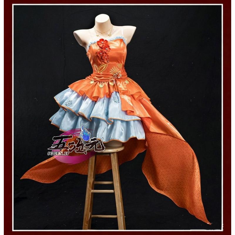 UWOWO 原神 コスプレ 宵宮 ヨイミヤ 輝夜華宴 衣装 ※ウィッグ 追加可