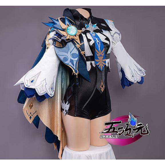 Uwowo 原神 コスプレ エウルア 衣装セット ※ウィッグ 靴 武器 追加可 