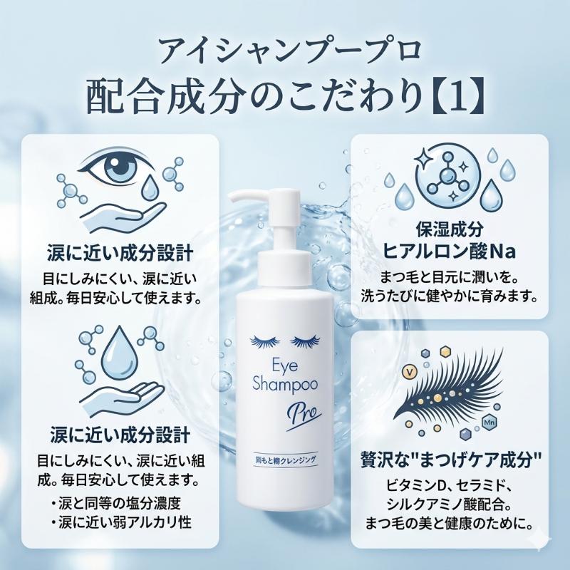 アイシャンプープロ 200mL 大容量 まつ毛シャンプー 目元クレンジング