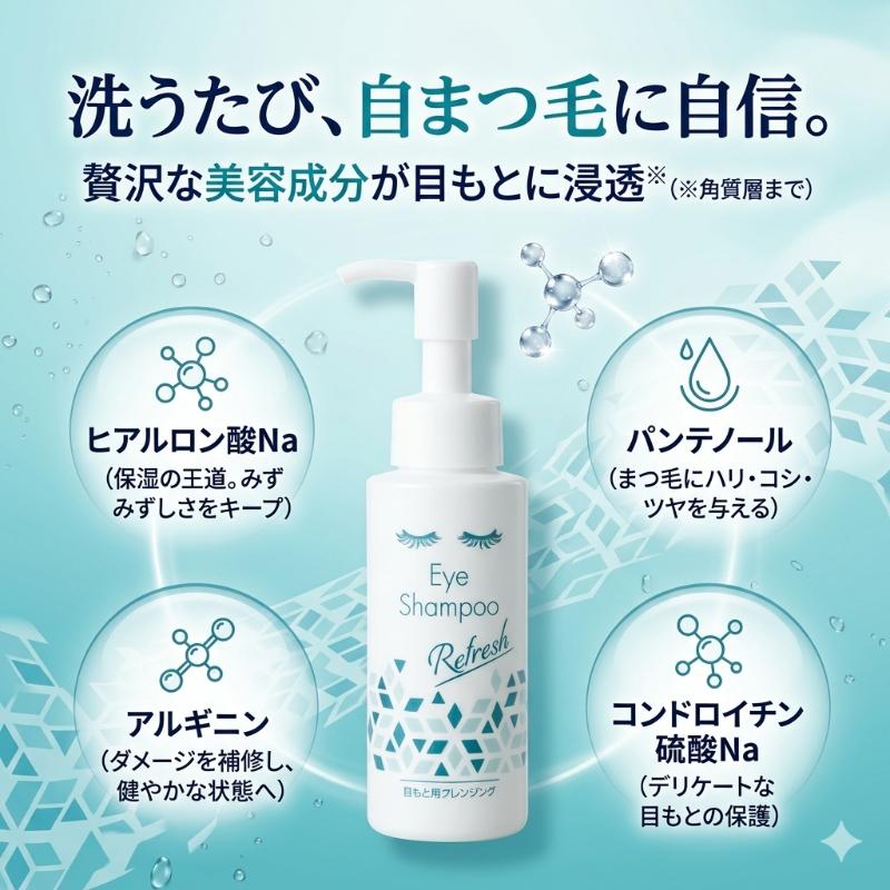 アイシャンプー リフレッシュ 95ml 目元シャンプー まつ毛シャンプー