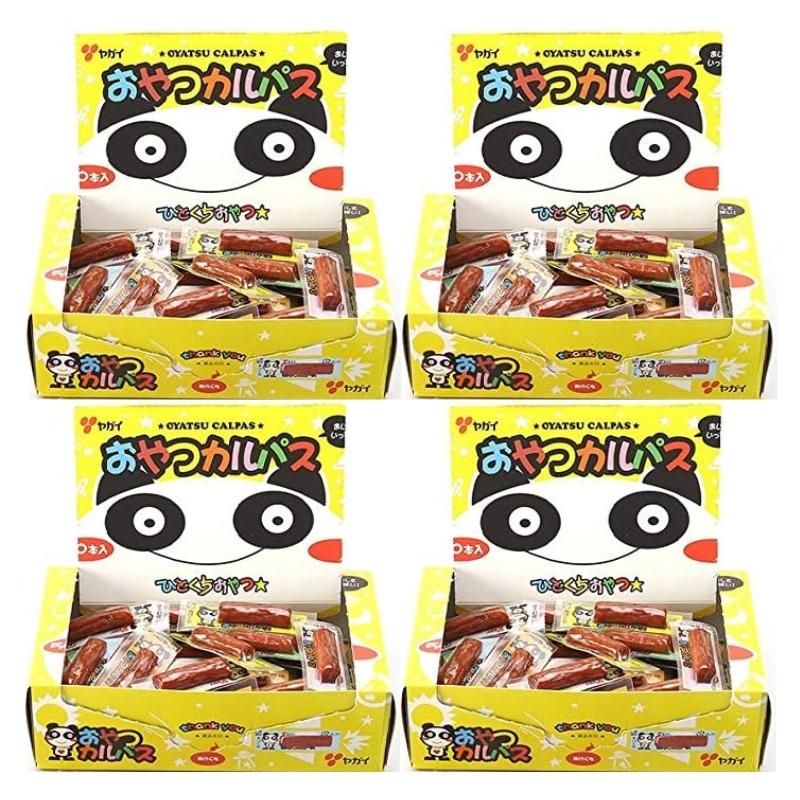 18箱セット　ヤガイ　おやつカルパス　サラミ 1箱50本入 ヤガイ 【4箱セット】ヤガイ おやつカルパス 50本入り/箱 かるぱす