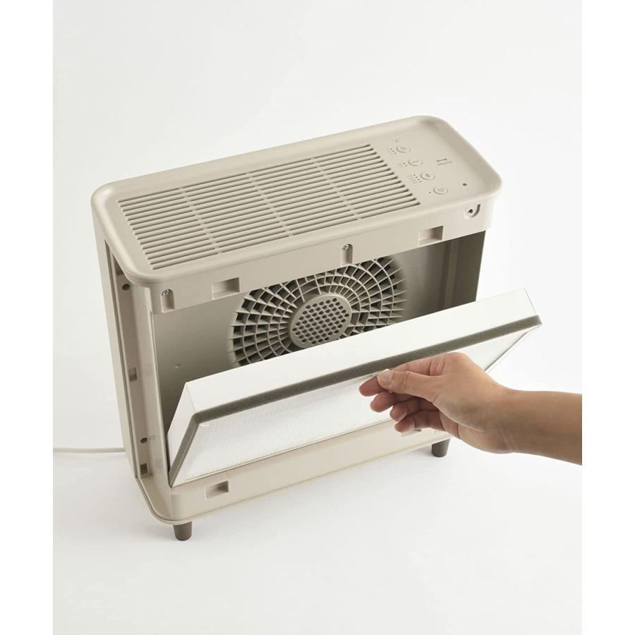 BRUNO ブルーノ コンパクトフロア空気清浄機 グレージュ 空気