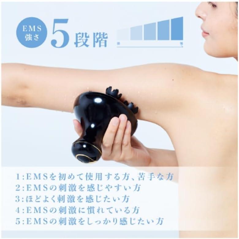 WAVEWAVE スカルプヘッドスパ ブラック EMS 頭皮マッサージ ヘッド