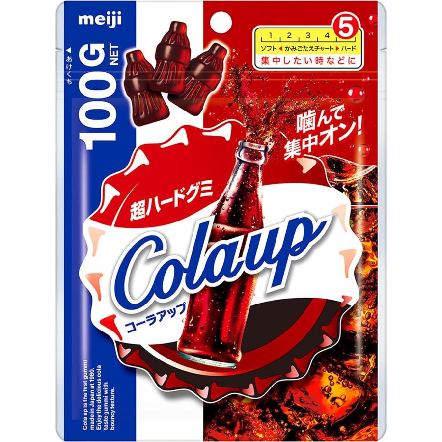 明治 コーラアップ 100g 6袋セット お菓子 グミ 袋 弾力 ハードグミ Colaup｜5gram｜02