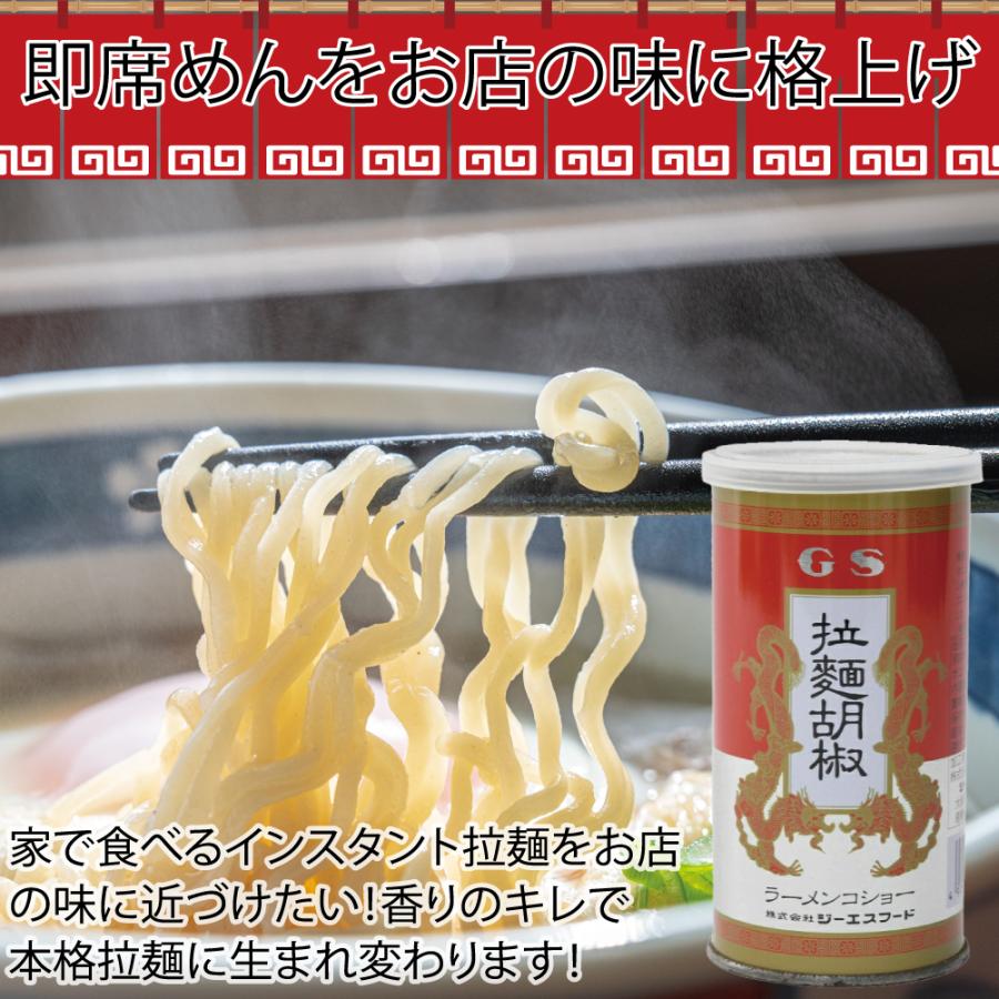 ジーエスフード 【2個セット】ジーエスフード 拉麺胡椒 (ラーメン