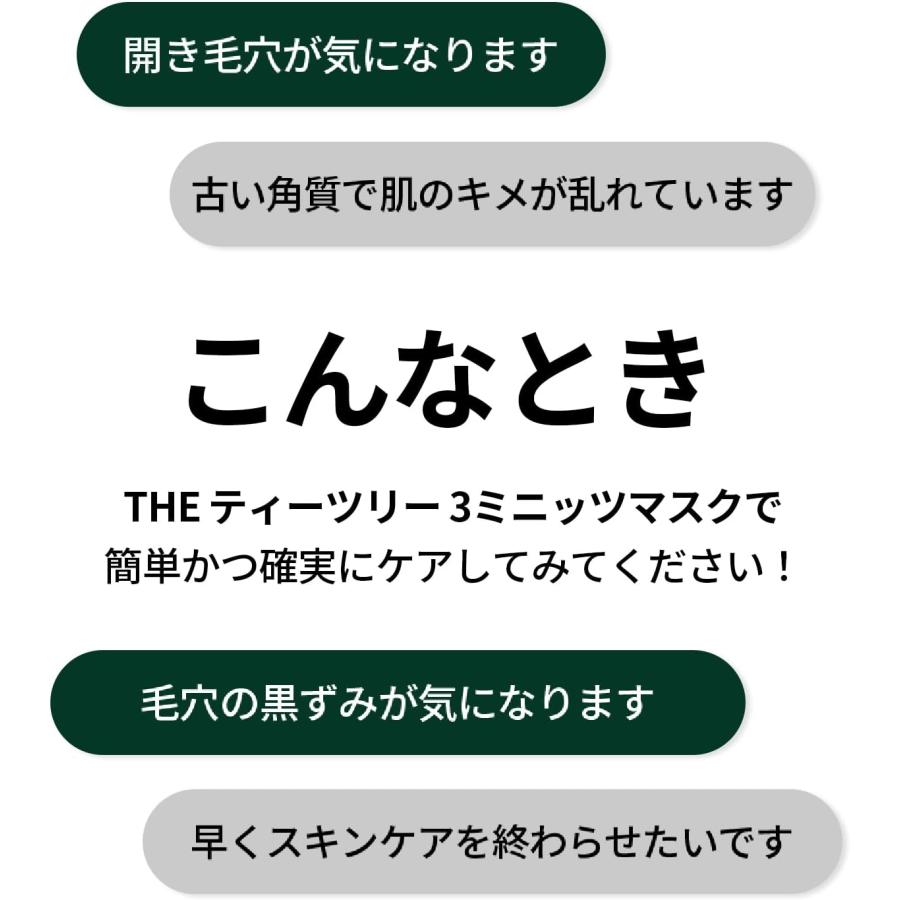 MEDIHEAL（メディヒール） 3ミニッツマスク ザ・ティーツリーポア 7枚