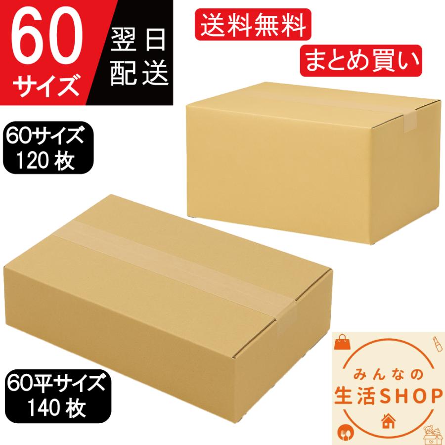 ダンボール 段ボール 箱 60サイズ 厚さ3mm 通販 ネット販売 引っ越し 