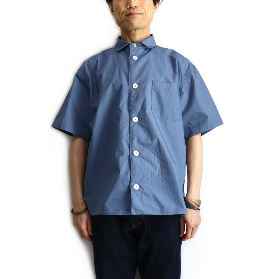ロビンちゃん です★新品★半袖シャツ ブルー LOLO（ロロ） ニュースタンダード 半袖シャツ（ブルー） : 5minutes