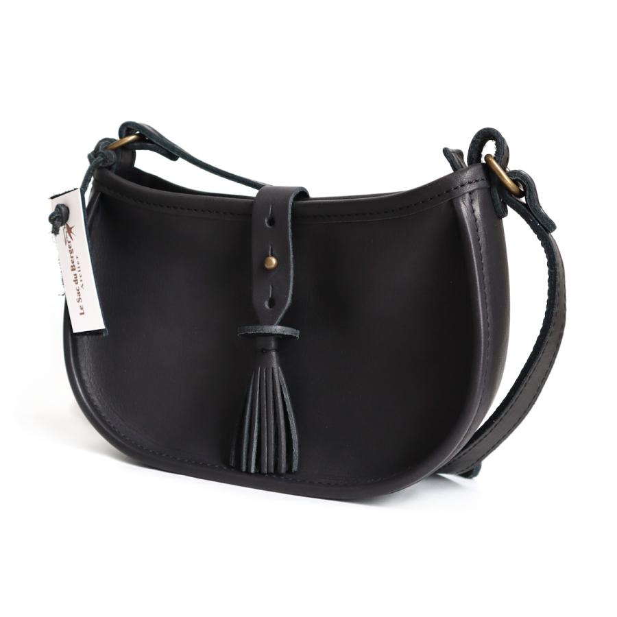 【Le Sac du Berger】希少フランス製 ブラックレザーリュック 小型 Le Sac du Berger（ル サック デュ ベルジュ）“SAC EULALIE” スモール