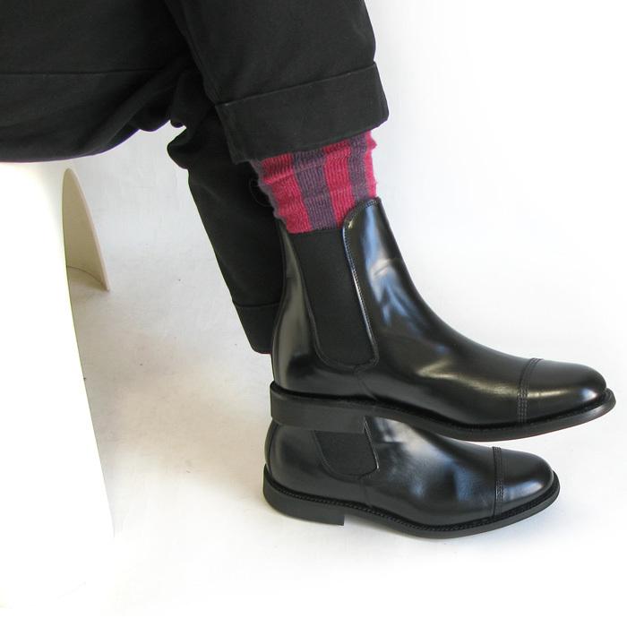 新品未使用✨SANDERS サンダース　ミリタリーキャップトゥ　チェルシーブーツ SANDERS（サンダース）ミリタリーキャップトゥ チェルシーブーツ