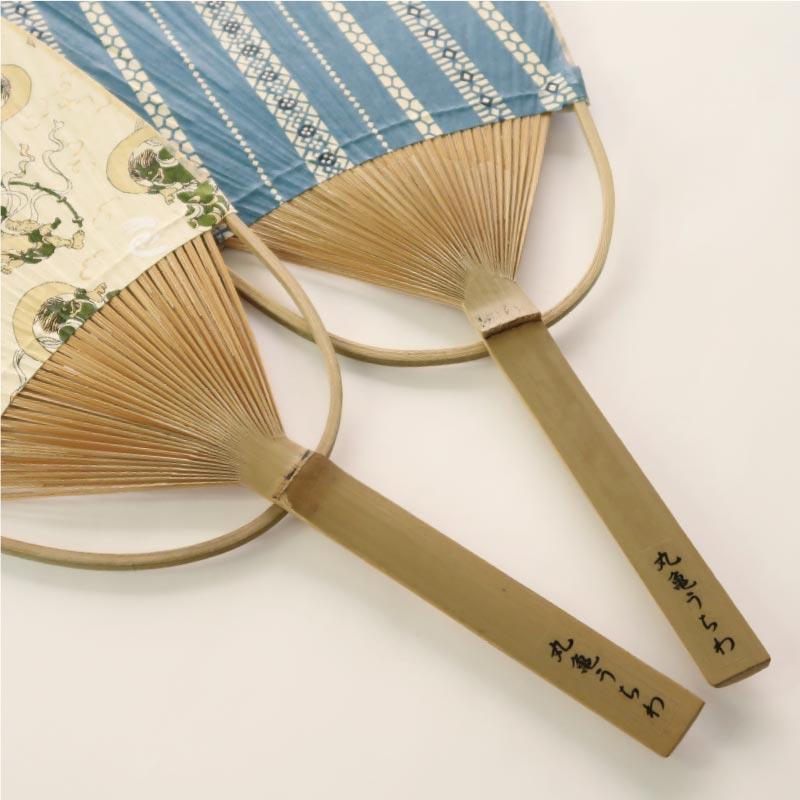 丸亀竹うちわ【和柄全16柄・日本製】 手作りのうちわ 讃岐の丸亀竹