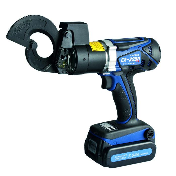 EX-3250WL-JB0　カクタス(CACTUS)　14.4V　5.0Ah　コードレスケーブルカッター　＜本体・ケース付＞