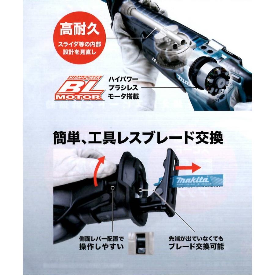 マキタ（makita） 充電式レシプロソー 40V 2.5Ah JR002GRDX 