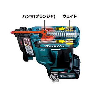 マキタ PT001GRDX マキタ(makita) 充電式ピンタッカ 40V <バッテリ