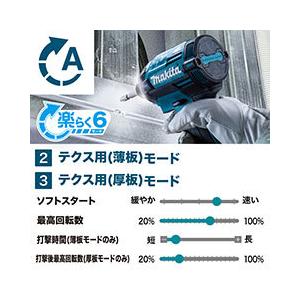 マキタ（makita） 充電式インパクトドライバ 40V TD002GRDX 40V 2.5Ah