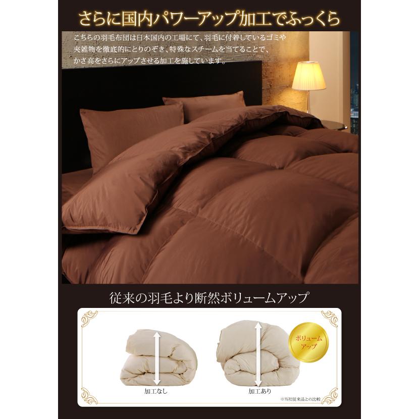 [即日発送] 羽毛布団セット ダブル 和式用 布団セット 日本製 ポーランド産 グースダウン93% プレミアムゴールドラベル Lathyrus 和タイプ 10点セット 【QGW1628509883】(56762円)