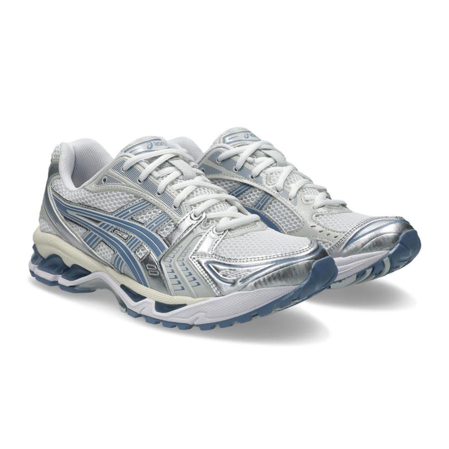 ポイント10% アシックス ゲルカヤノ14 ホワイト/ライトネイビー メンズ 人気 スニーカー ASICS GEL-KAYANO 14 White/Light Navy 1203A537-115-WLの画像