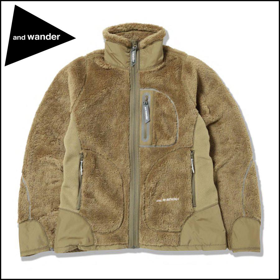 and wander（アンドワンダー） ポイント10% ハイロフトフリース