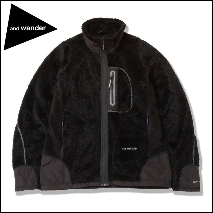 and wander（アンドワンダー） ポイント10% ハイロフトフリース