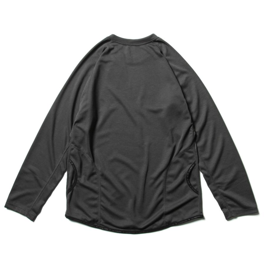 新品！and wander パワードライジャージーラグランロングスリーブT and wander アンドワンダー＞ power dry jersey raglan long sleeve T