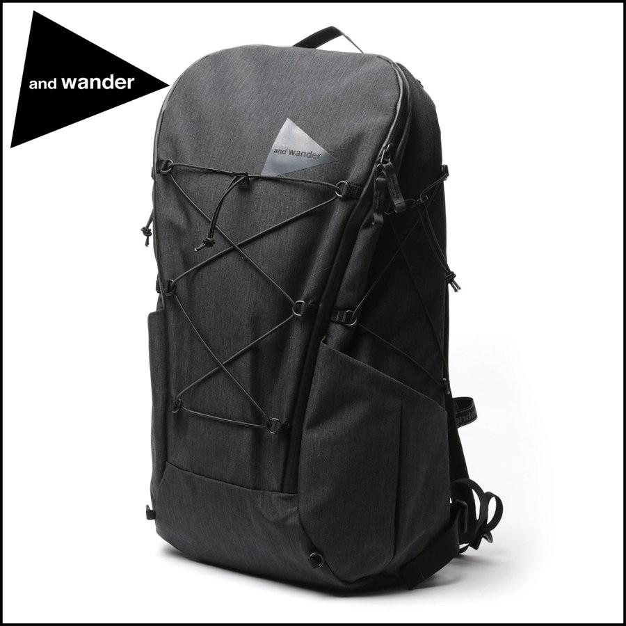and wander ポイント10% アンドワンダー ヘザーバックパック