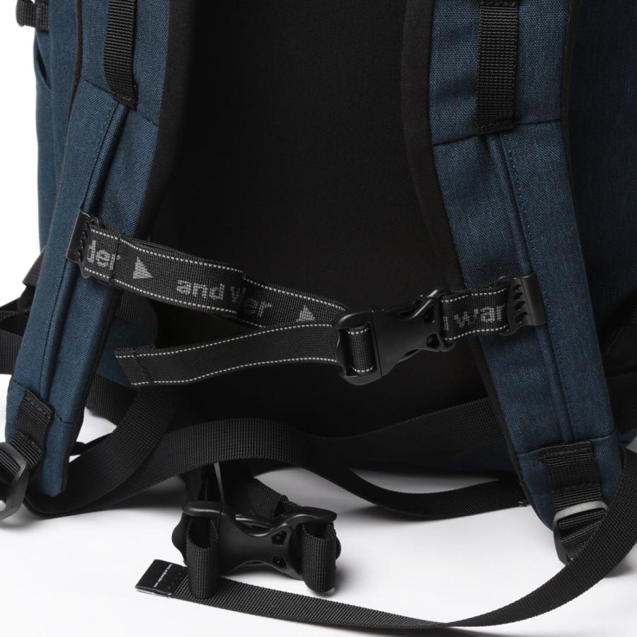 and wander（アンドワンダー） ポイント10% ヘザーバックパック