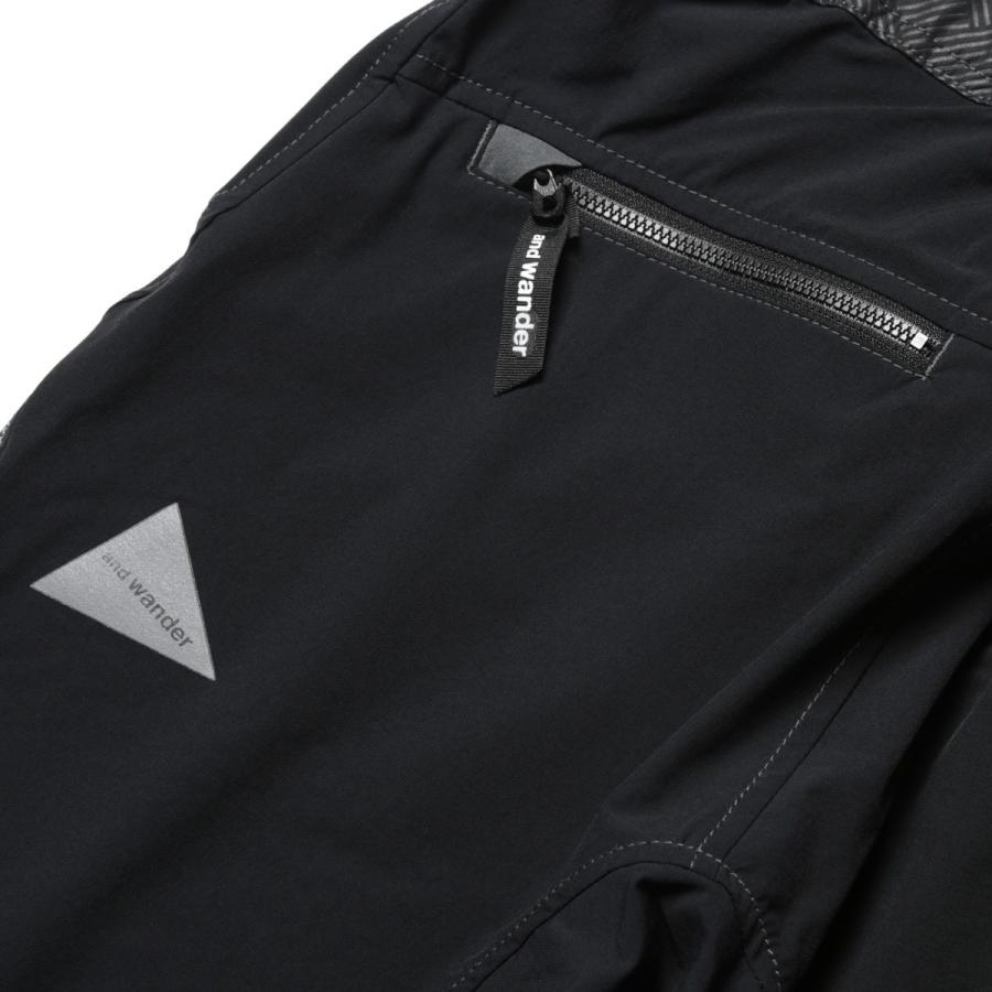 and wander ポイント10% アンドワンダー シェラーストレッチ