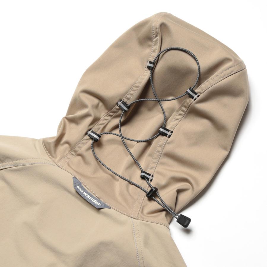 and wander（アンドワンダー） ポイント10% トレックジャケット 撥水