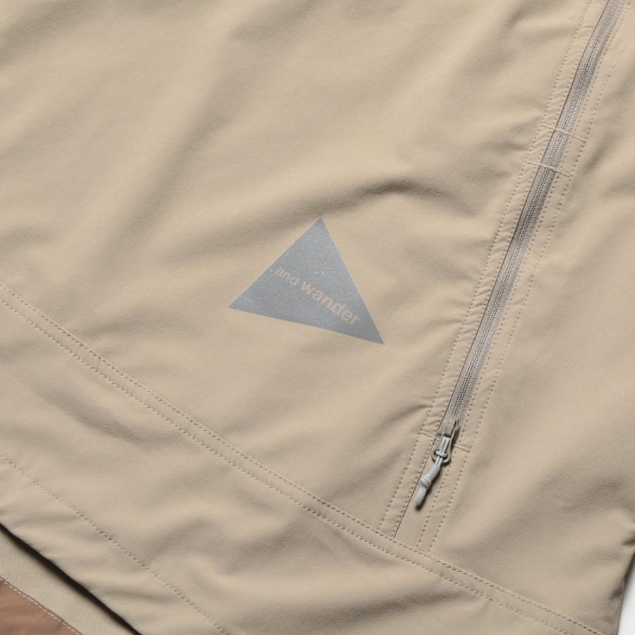 and wander（アンドワンダー） ポイント10% トレックプルオーバー 撥水