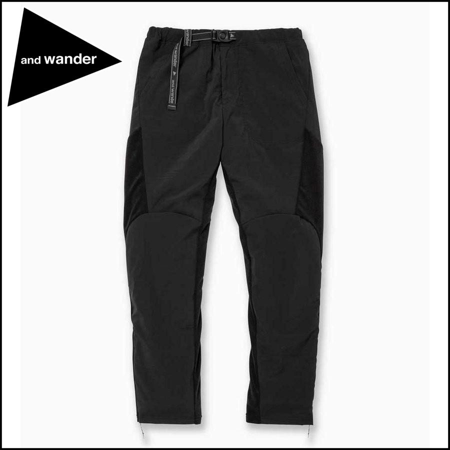 ポイント10% アンドワンダー フリースベースパンツ フリースパンツ and