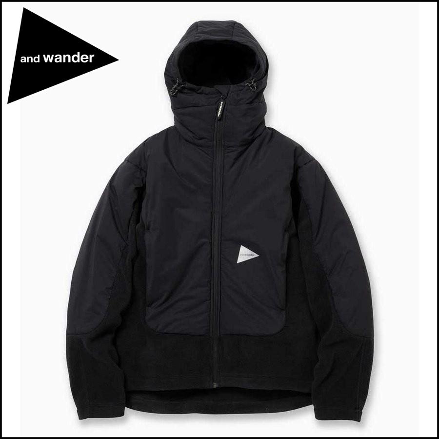 and wander（アンドワンダー） ポイント10% トップフリースジャケット